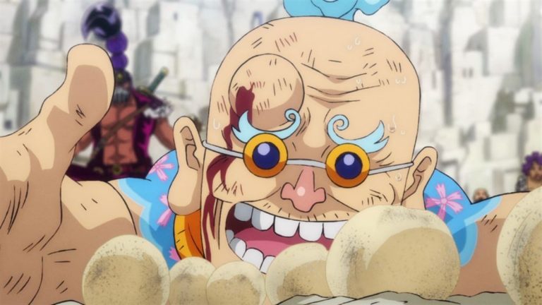 Official One Piece Episode 929 story scene from Orochi, Komurasaki, Toko, Kyoshiro, Robin, Brook, Nami, Shinobu, O-Lin, Chopper, Otama, Momonosuke, Okiku, Luffy, Hyogoro, Daifugo, Babanuki, Queen, Raizo, Kawamatsu, and Zoro