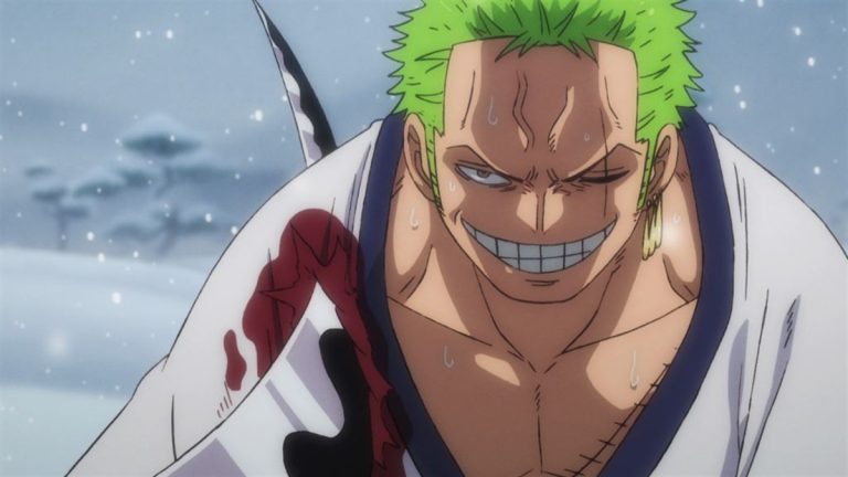 Official One Piece Episode 934 story scene from Luffy, Hyogoro, Queen, Sanji, Nami, Robin, Shinobu, Hawkins, Drake, Zoro, Gyukimaru, Kamazo, Toko, Hiyori, Kawamatsu, Law, Bepo, Shachi, Penguin, Raizo, and O-Lin