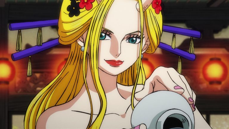 Official One Piece Episode 988 story scene from Kid, Killer, Apoo, Haccha, Sanji, Nami, Chopper, Usopp, Big Mom, Marco, Nekomamushi, Izo, Kanjuro, Orochi, Momonosuke, Denjiro, Sasaki, Ulti, Page One, Yamato, Luffy, and Ace