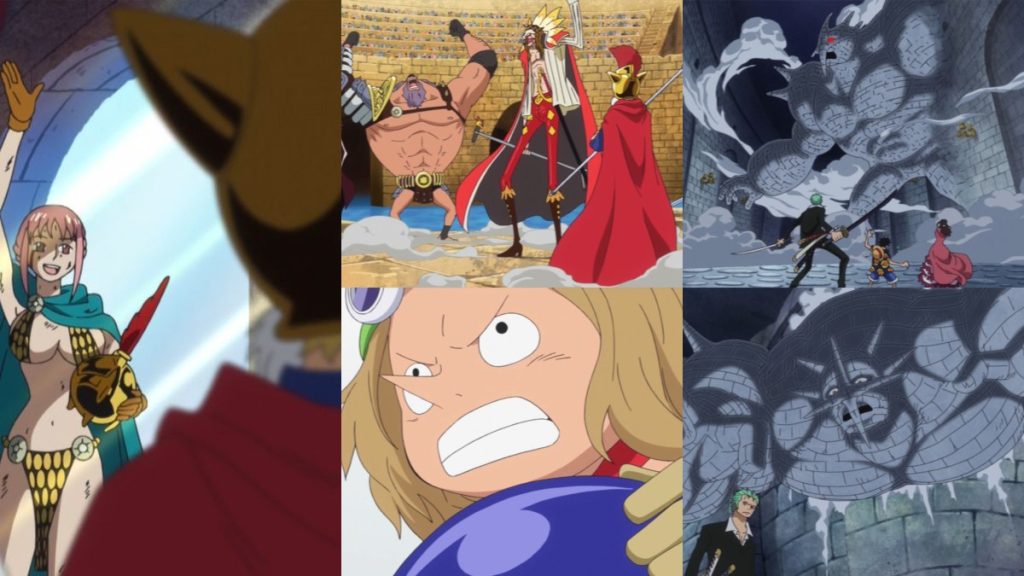 Official One Piece episode montage used for the Episodes 667 through 671 React directory