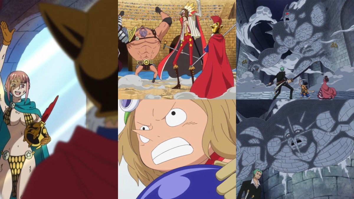 Official One Piece episode montage used for the Episodes 667 through 671 React directory