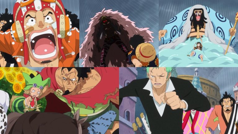 Official One Piece episode montage used for the Episodes 722 through 726 React directory