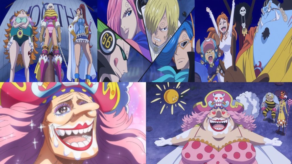 Official One Piece episode montage used for the Episodes 872 through 876 React directory