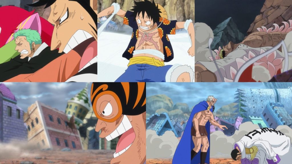 Official One Piece episode montage used for the Episodes 732 through 736 React directory