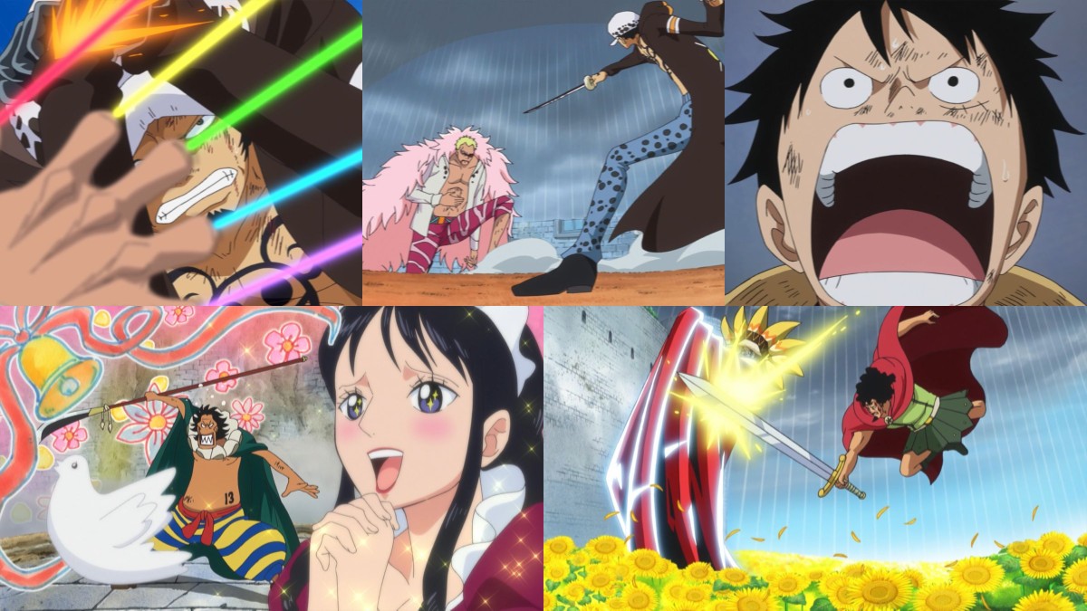 Official One Piece episode montage used for the Episodes 707 through 711 React directory