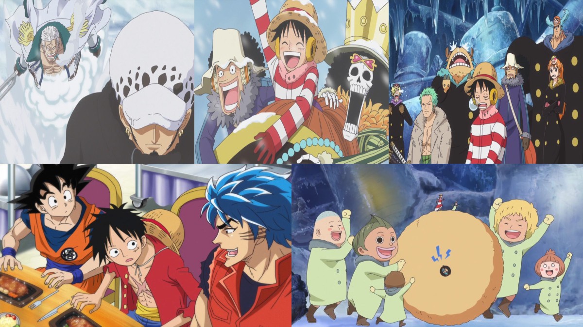 Official One Piece episode montage used for the Episodes 587 through 591 React directory