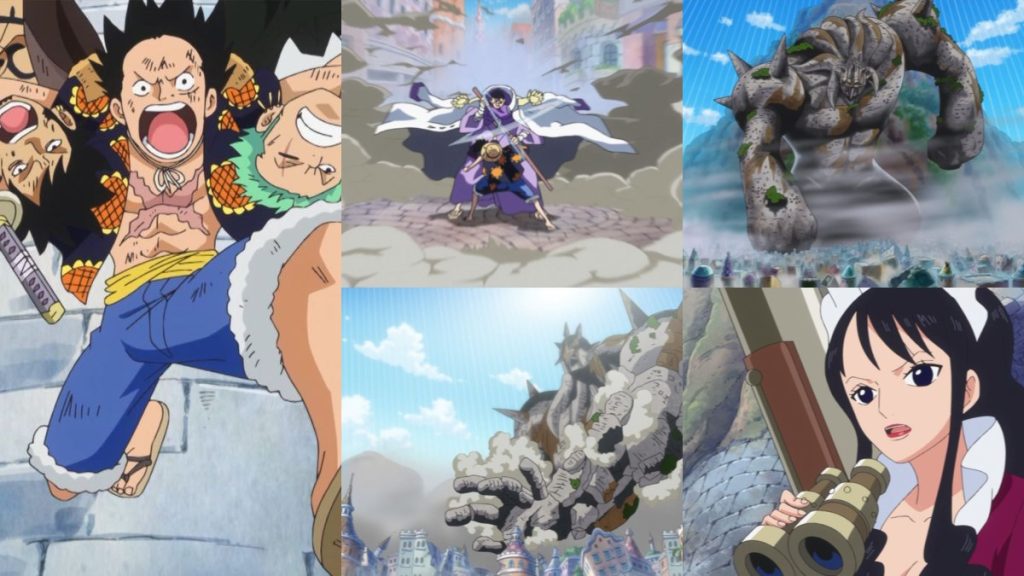 Official One Piece episode montage used for the Episodes 682 through 686 React directory