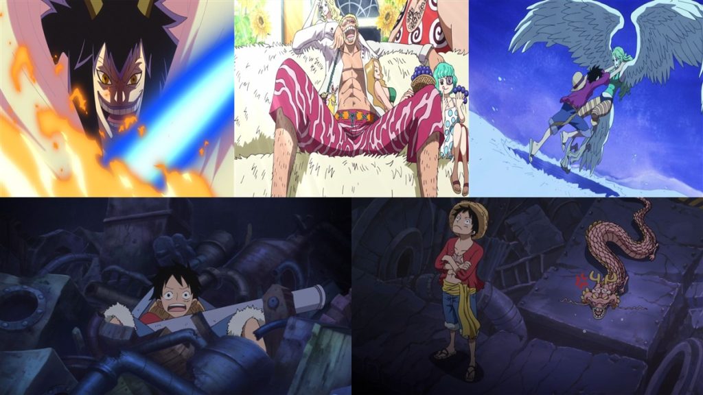 Official One Piece episode montage used for the Episodes 607 through 611 React directory