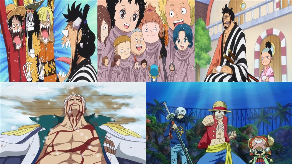Official One Piece episode montage used for the Episodes 622 through 626 React directory