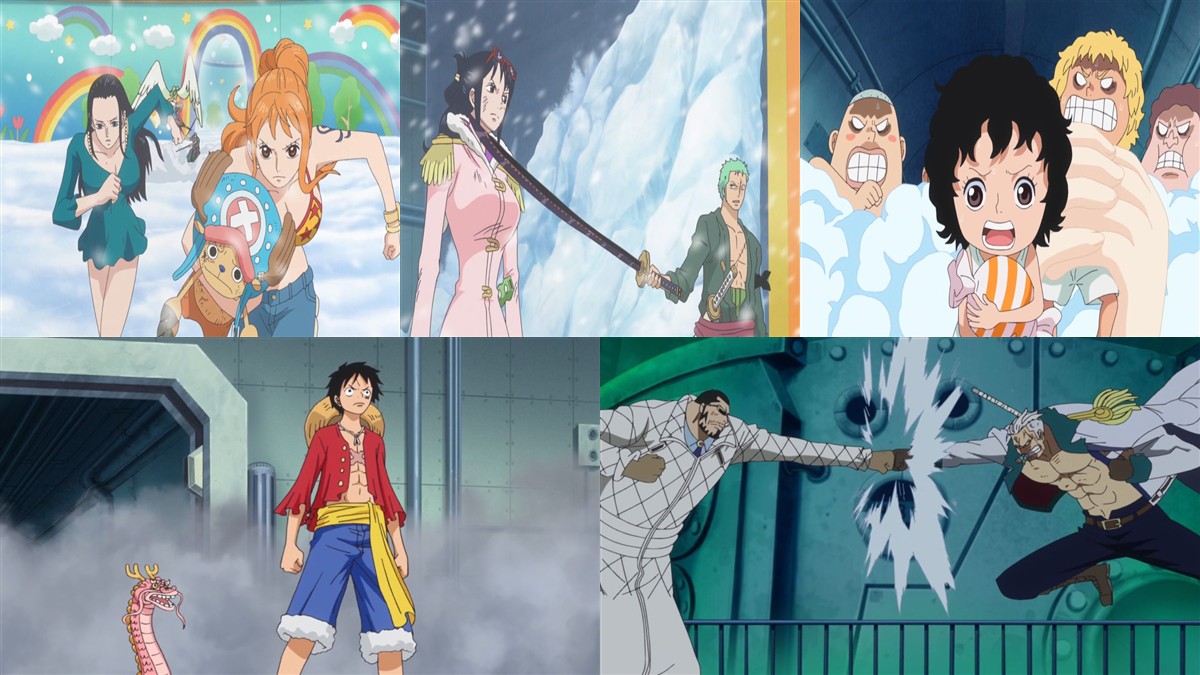 Official One Piece episode montage used for the Episodes 612 through 616 React directory