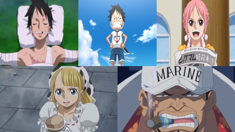 Official One Piece episode montage used for the Episodes 877 through 881 React directory