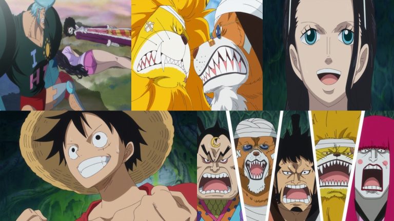 Official One Piece episode montage used for the Episodes 767 through 771 React directory