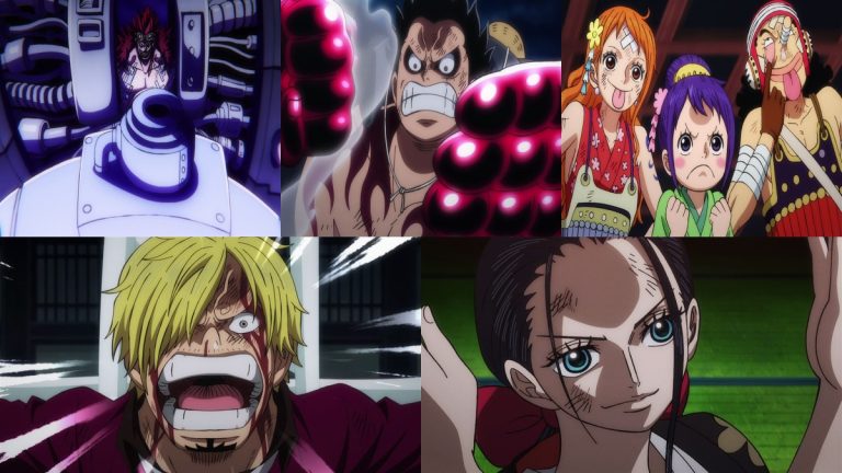 Official One Piece episode montage for Episodes 1017 through 1021 React directory