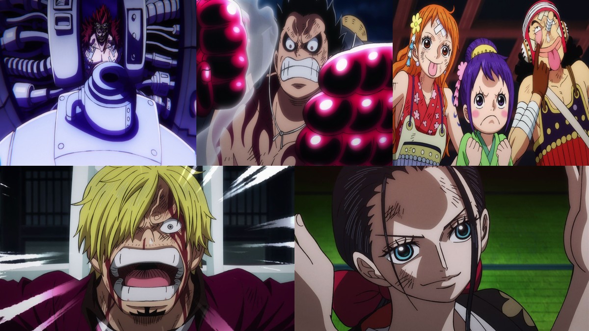 Official One Piece episode montage for Episodes 1017 through 1021 React directory