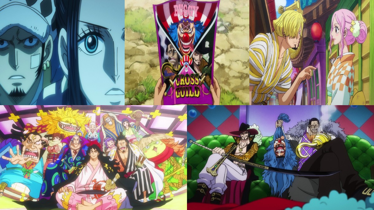 Official One Piece episode montage for Episodes 1082 through 1086 React directory