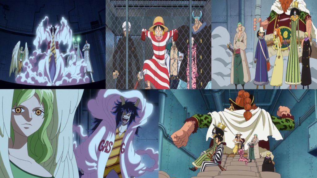 Official One Piece episode montage used for the Episodes 602 through 606 React directory