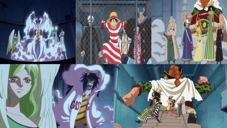 Official One Piece episode montage used for the Episodes 602 through 606 React directory