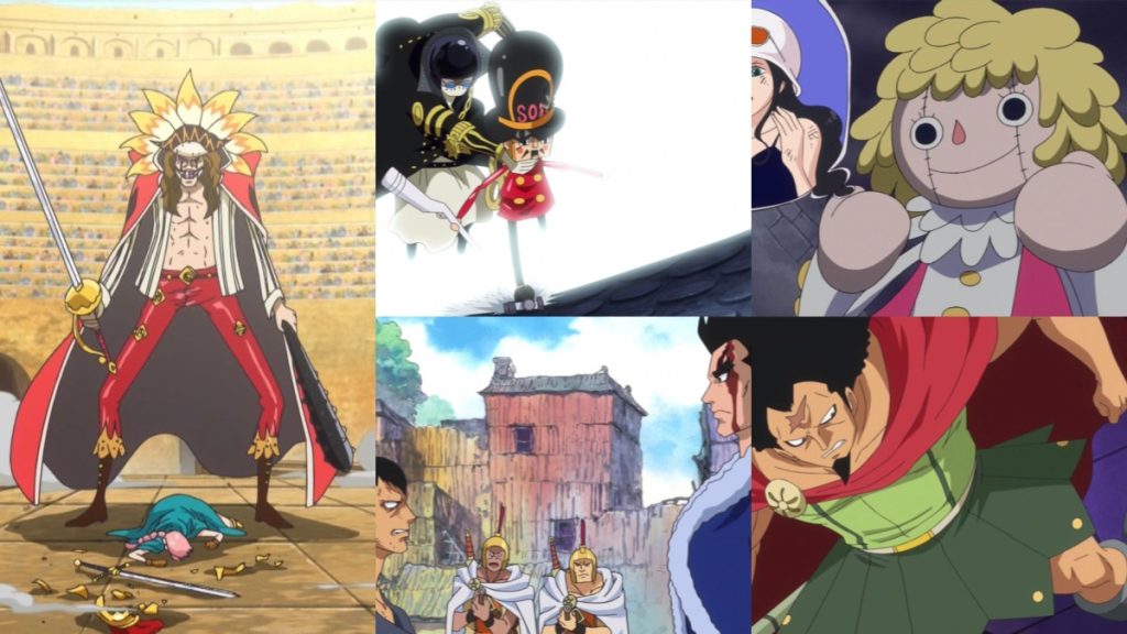 Official One Piece episode montage used for the Episodes 672 through 676 React directory