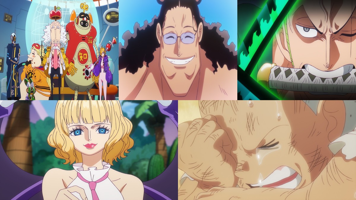 Official One Piece episode montage for Episodes 1102 through 1106 React directory