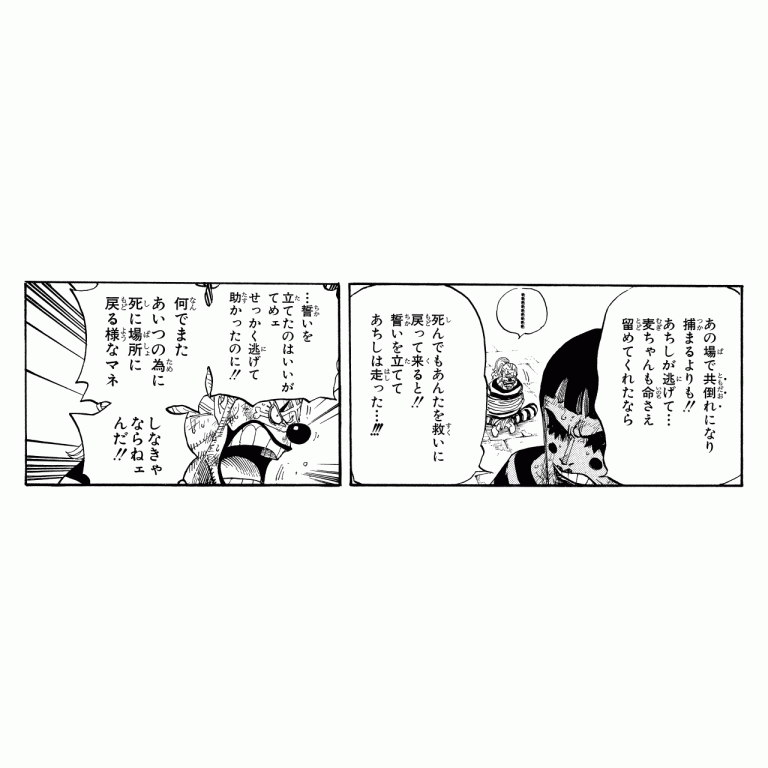 Official One Piece Volume 55 manga preview used for the Episodes 456 through 460 React directory