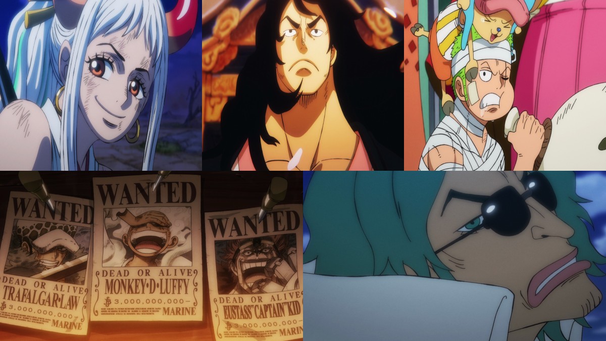 Official One Piece episode montage for Episodes 1077 through 1081 React directory