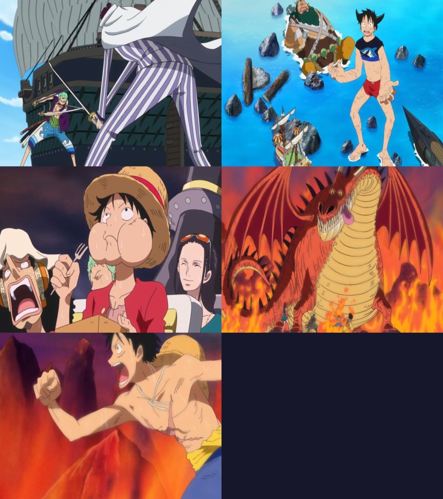 Official One Piece episode montage used for the Episodes 577 through 581 React directory