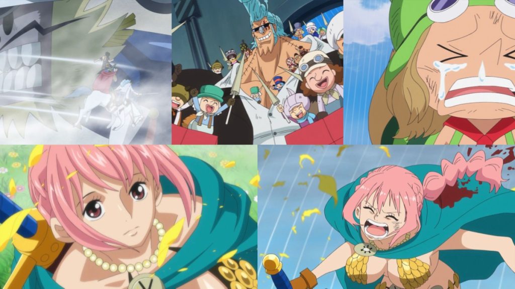 Official One Piece episode montage used for the Episodes 692 through 696 React directory