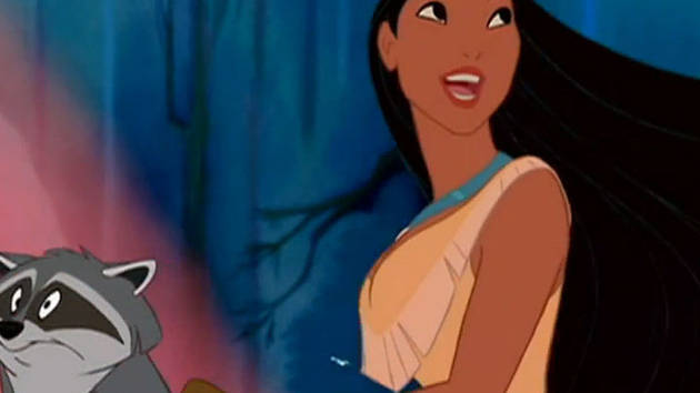 pocahontas-fictional-character-profile-original-fan-art.png Pocahontas Fictional Character Profile Original Fan Art Original CVM Sekai fan art of a fictional adult Indigenous animation heroine beside a tidal Virginia river[2]