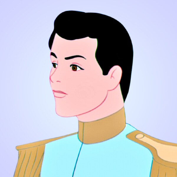 Prince Charming in official Disney character artwork