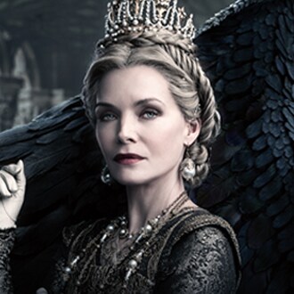 Michelle Pfeiffer as Queen Ingrith in an official Disney character still