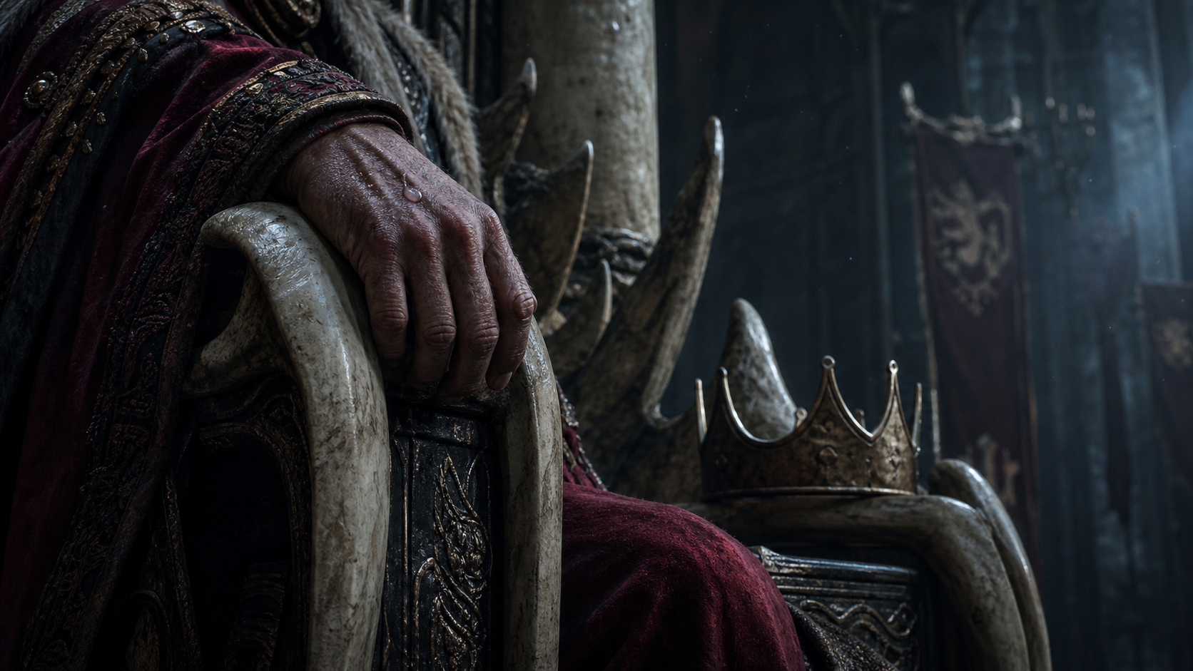 The King Cries on the Dragonbone Chair