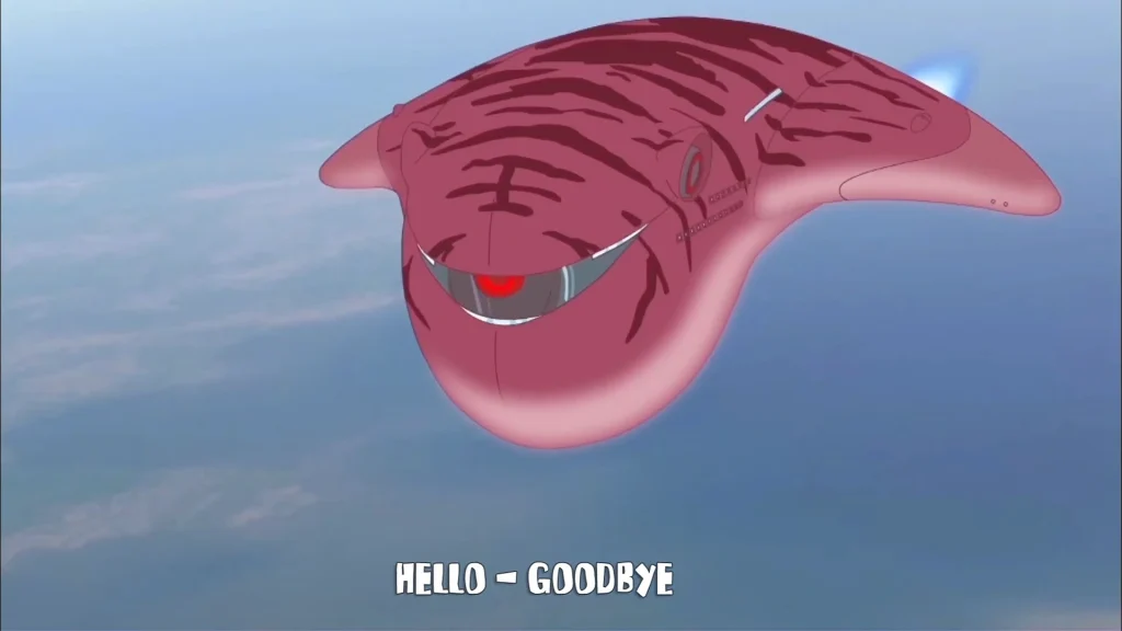 Official Stitch & Ai Episode 1 title card for Hello - Goodbye