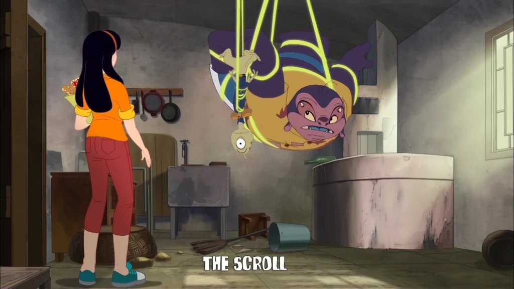 Official Stitch & Ai Episode 4 title card for The Scroll