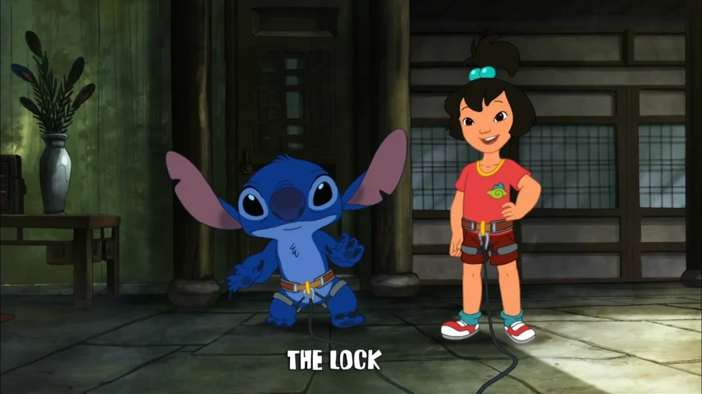 Official Stitch & Ai Episode 6 title card for The Lock