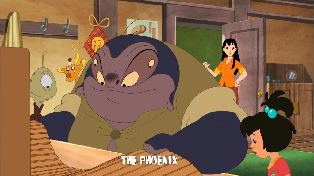 Official Stitch & Ai Episode 9 title card for The Phoenix