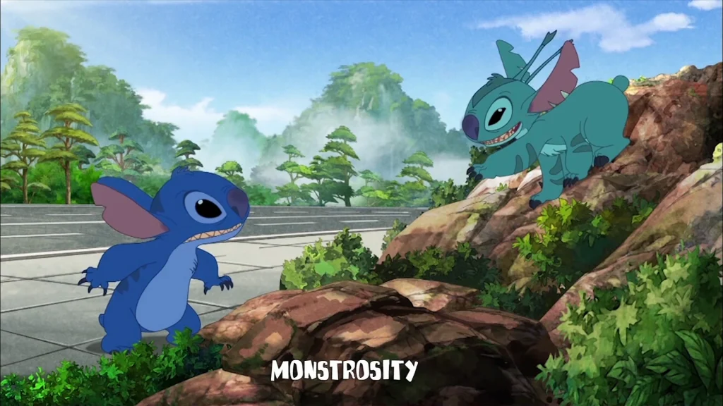 Official Stitch & Ai Episode 13 title card for Monstrosity