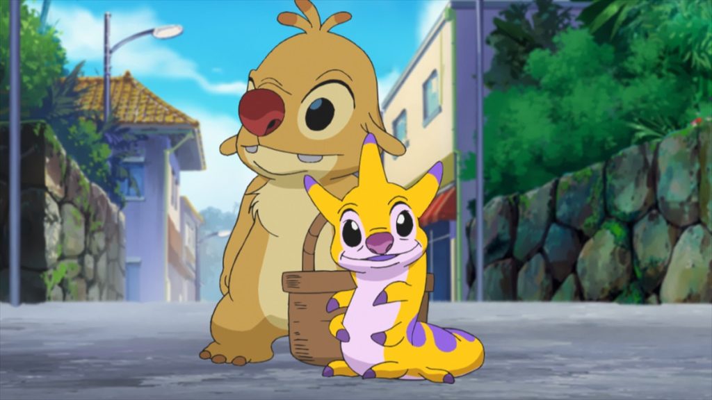 Piko as a princess under Checkers’ influence in the official Apple TV still for Stitch anime season two Episode 6