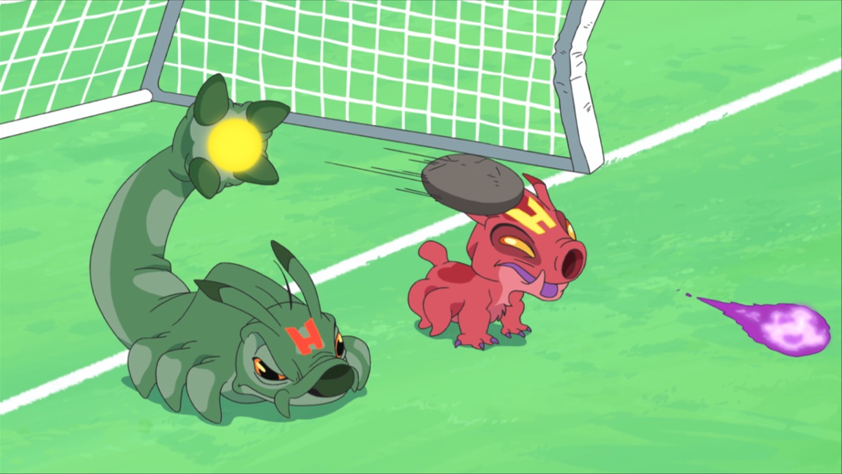 Official Apple TV still for Stitch anime production season three Episode 1, スティッチ、ニュータウンへ行く!