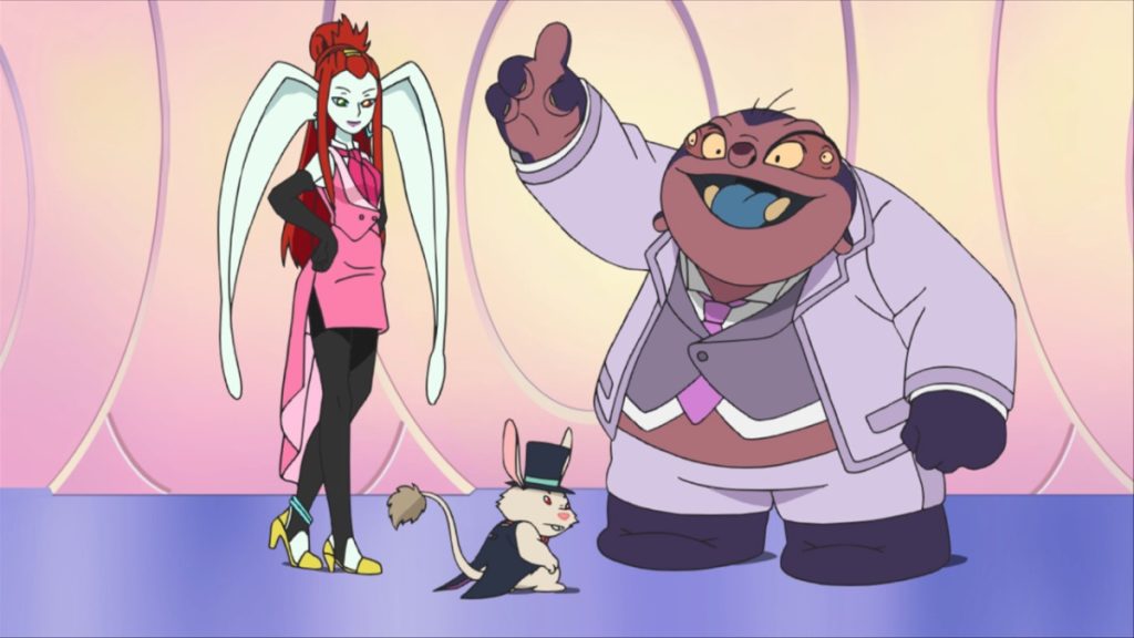 Official Apple TV still for Stitch anime production season three Episode 9, スティッチが生まれた日（前編）
