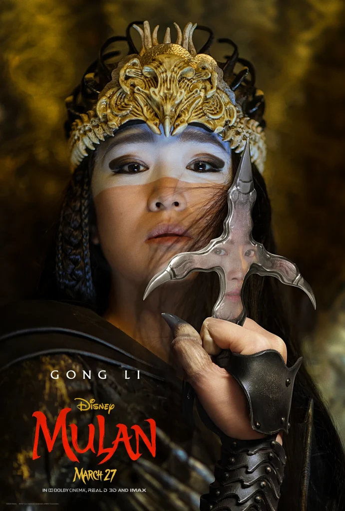 Xianniang in an official still from Disney’s 2020 Mulan